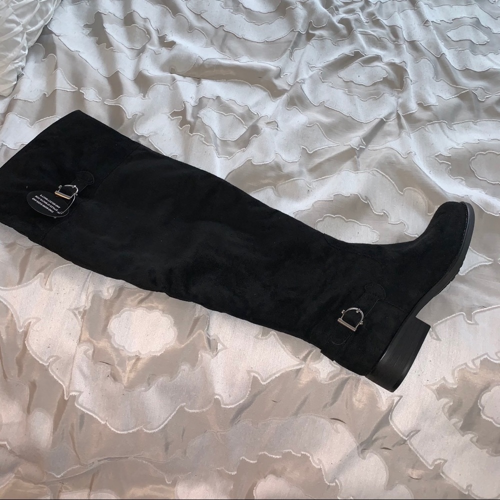 NEVER WORN! American rag black over knee wide calf